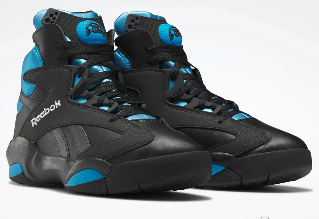 New Reebok Pump Shaq Attaq Black Azure Shaquille O'neal Orlando