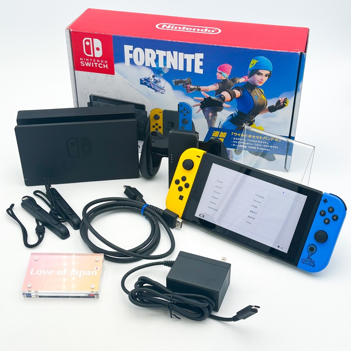 Nintendo Switch Fortnite Special Bundle NO CODE Excellent