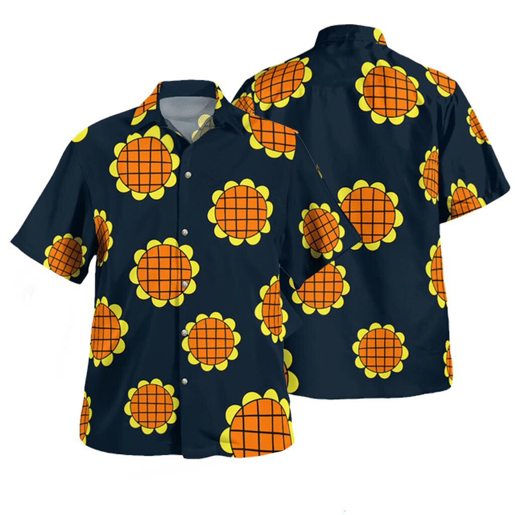 Luffy Dressrosa Sunflower Shirt, Radiant Island Style Adventurous