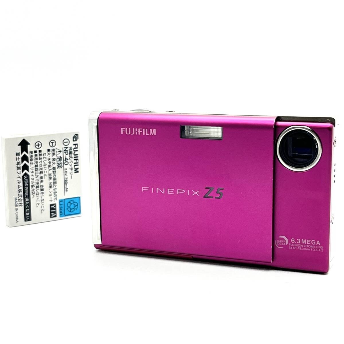 美品 FUJIFILM FINEPIX 50i ロゼピンク デジカメ カード付 2026年最新