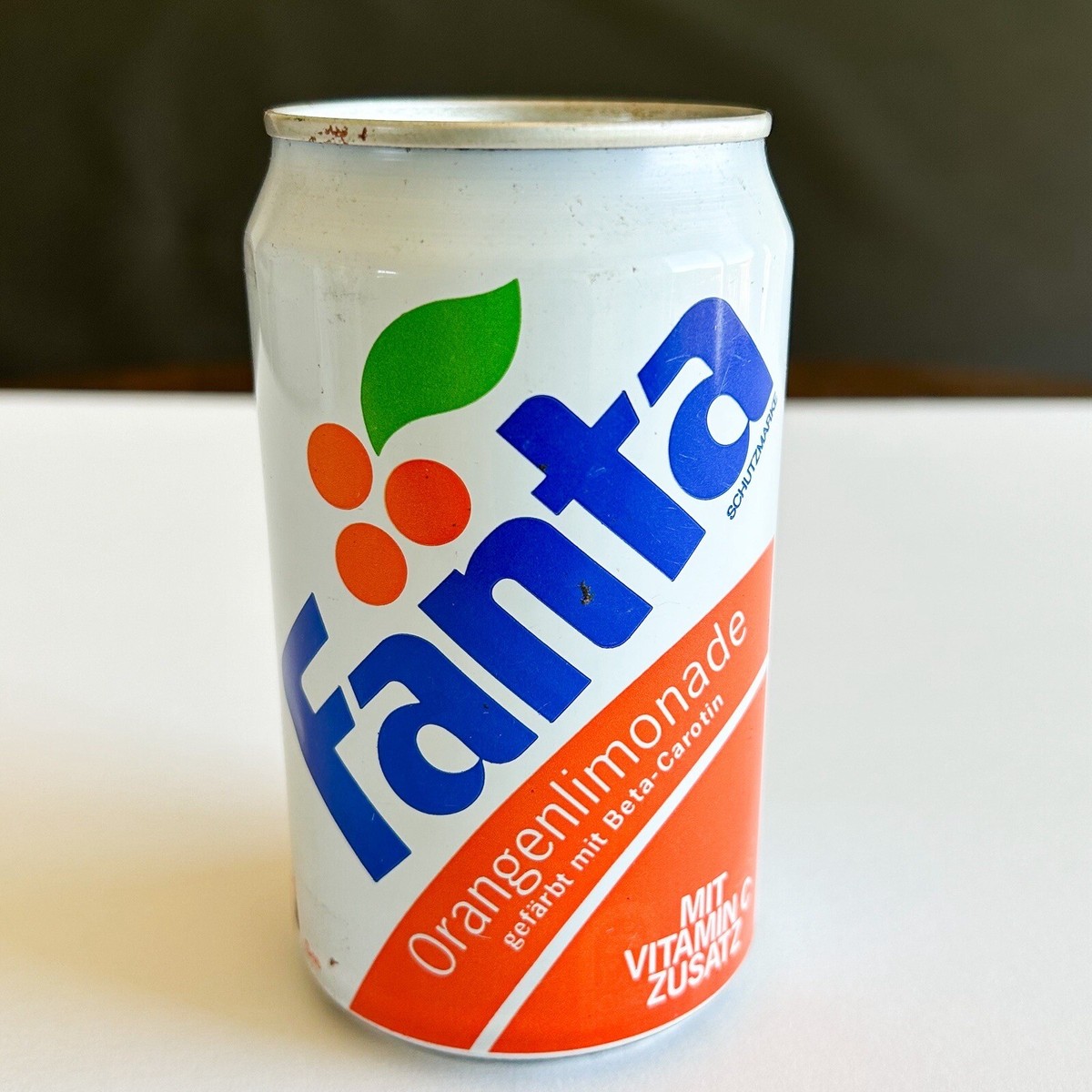 Vintage Fanta Soda Can Germany Coca Cola 1989 Pull Tab