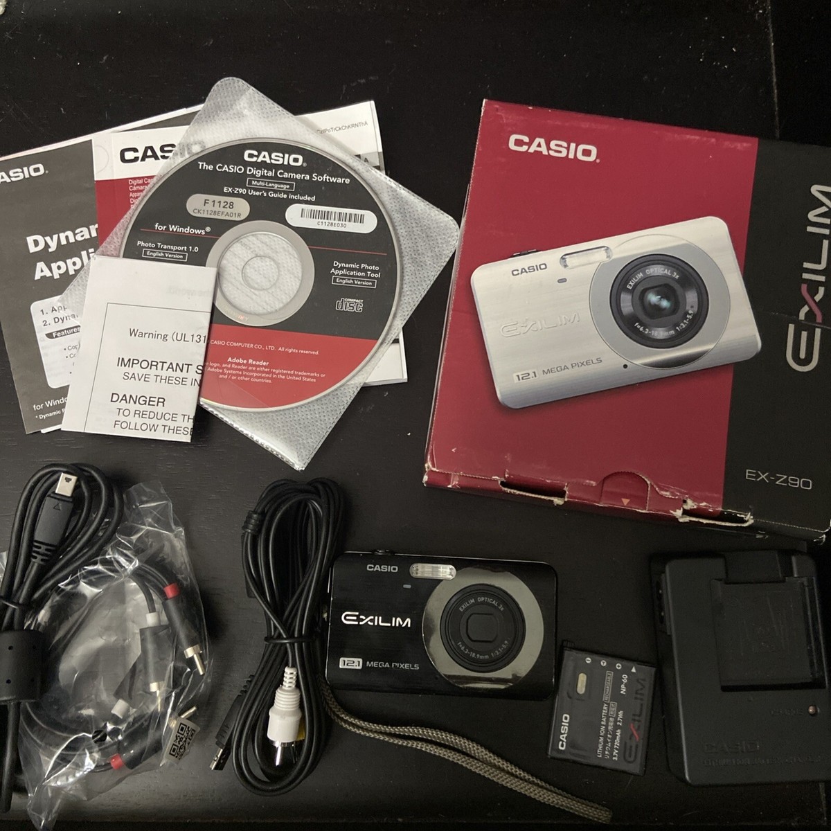 CASIO Digital Camera EXILIM EX-Z90 BK Black 12.1 MP Optical 3x