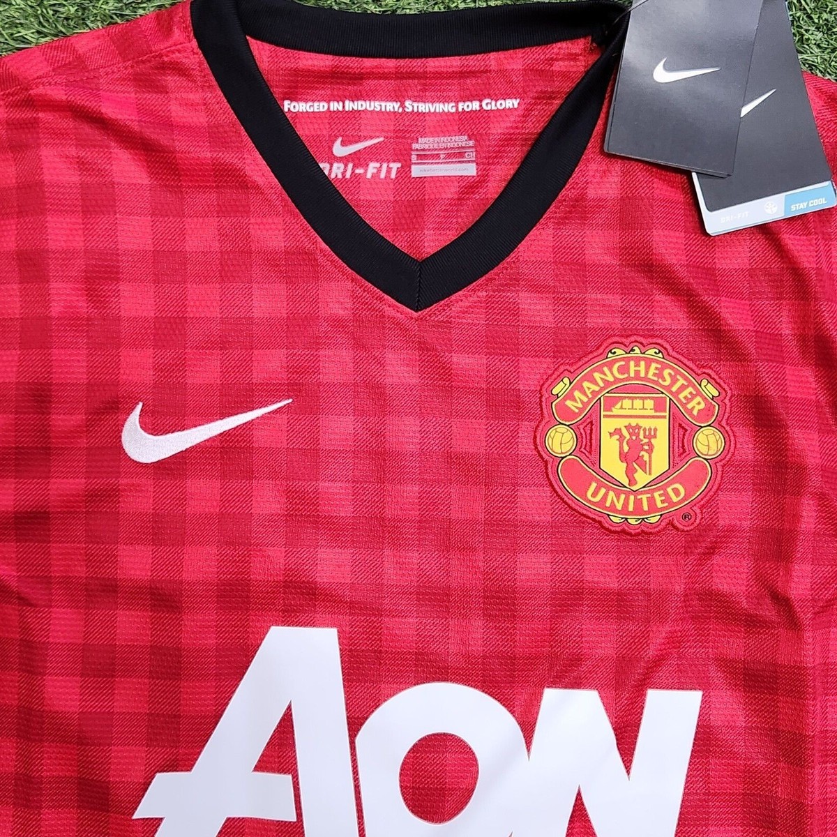 Nike Manchester United Home 12-13 Men's Stadium Jersey Red | eBay