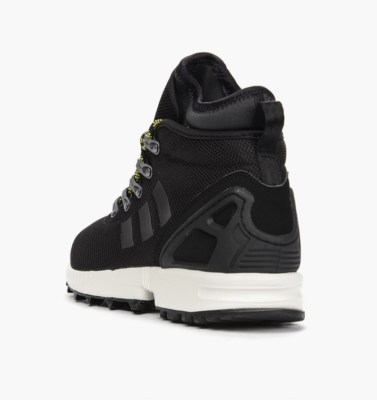 ADIDAS ZX FLUX WINTER TRAINERS SNEAKERS ORIGINALS S82933 BLACK UK