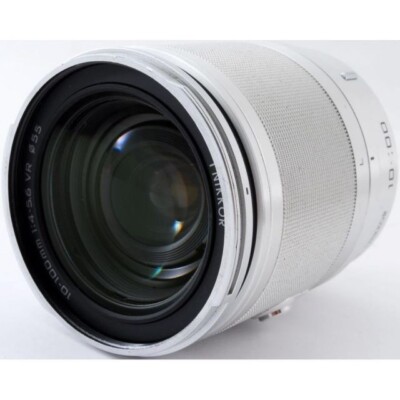 Nikon 1 NIKKOR 10-100mm F/4-5.6 VR lens [silver] used good from