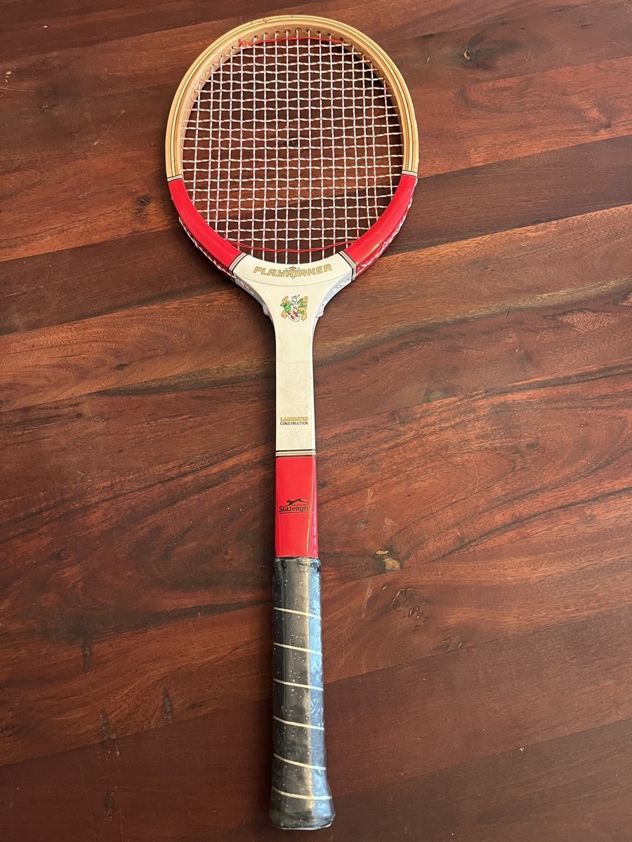 Slazenger Playmaker Laminated Wood Vintage Antique Canadian Tennis