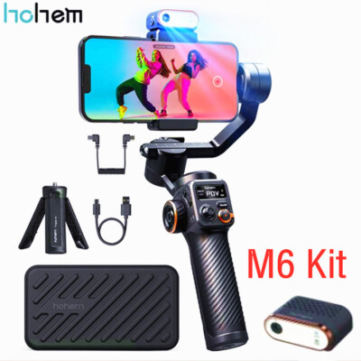 hohem M6 Kit スマートフォンスタビライザー LEDライト Amazon.com