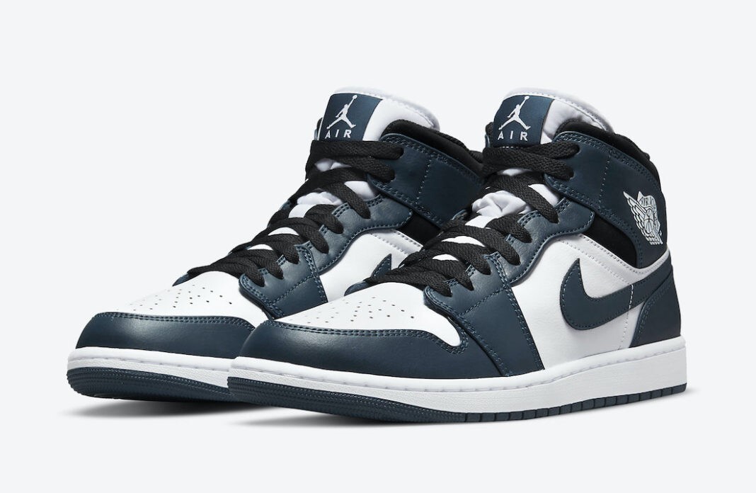 nike size 10.5UK air jordan 1 mid dark teal. NEW | eBay