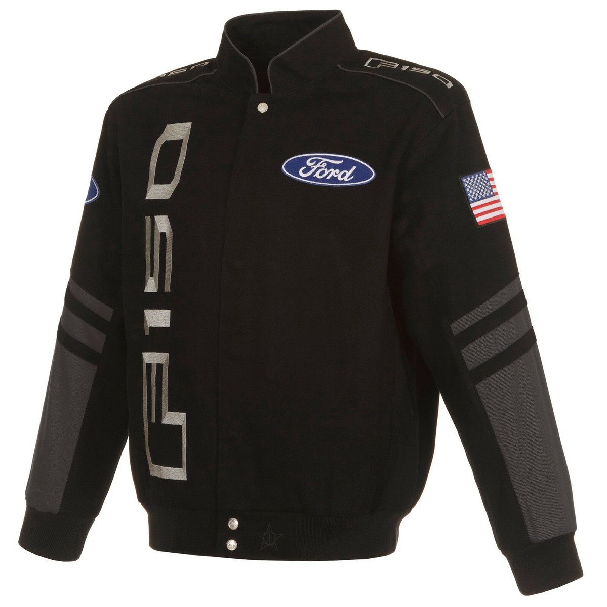 Authentic Ford F150 Racing Embroidered Cotton Twill Jacket JH