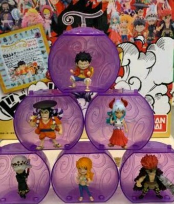 One Piece Actual First Battle Vol.1 All 6 Types Comp Gacha Figure