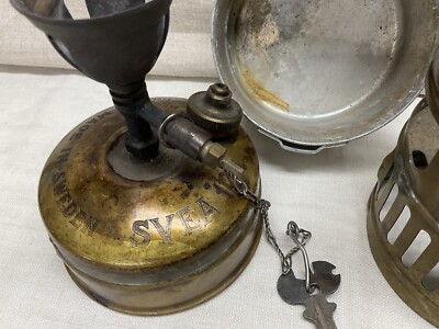Vintage SVEA 123 Portable Camping Stove Sweden Pieces Incomplete