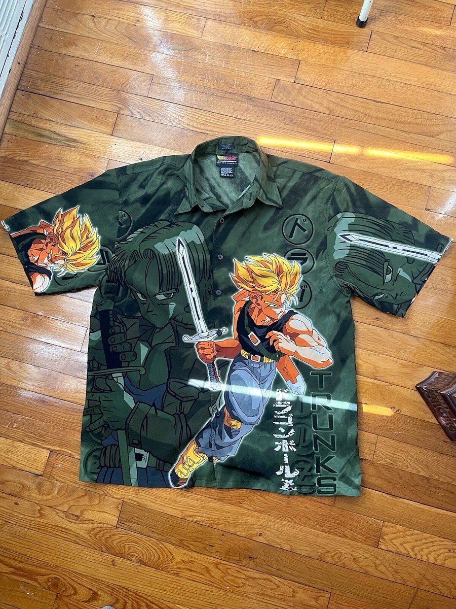 Vintage DBZ Trunks Shirt Sz Large Rare | eBay