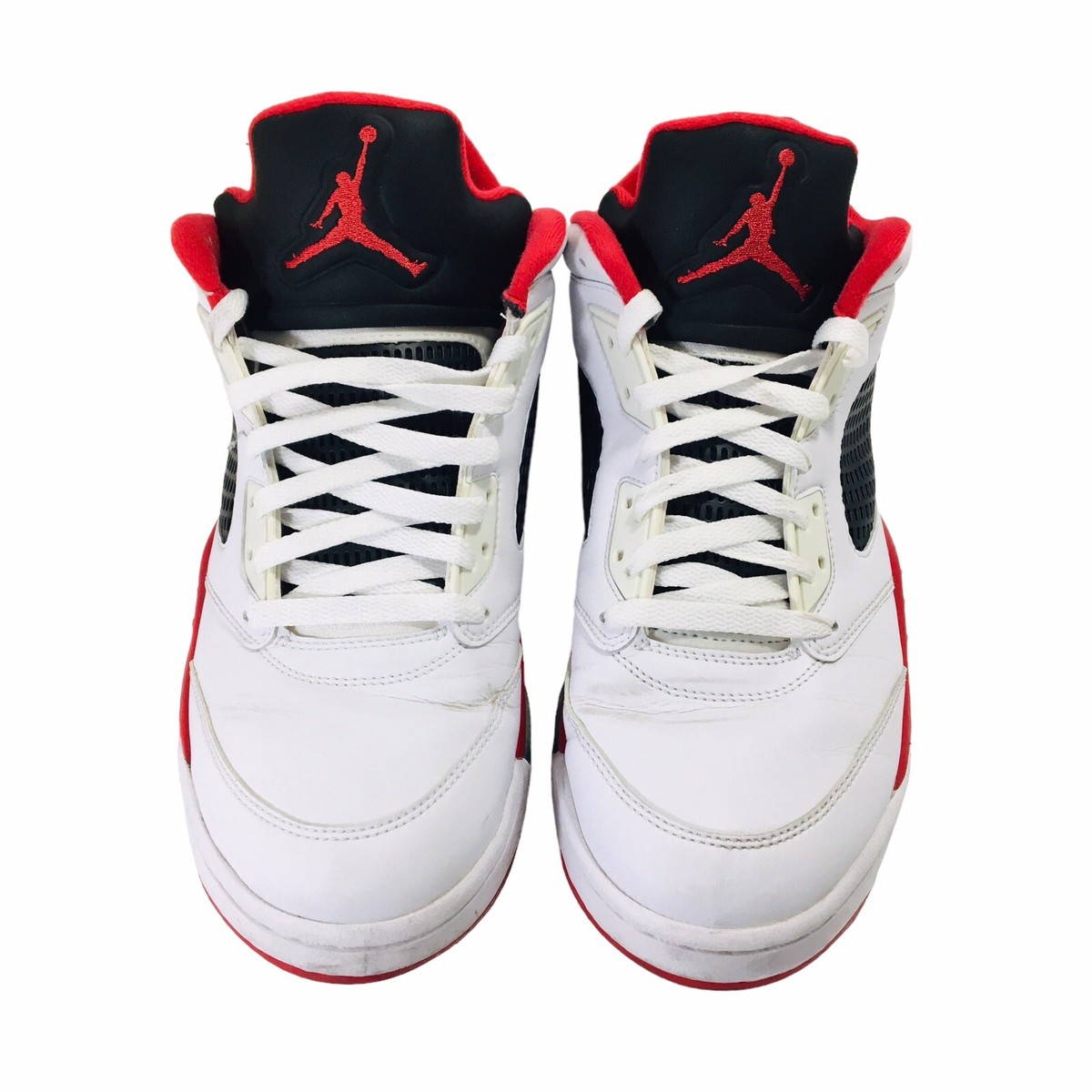 Nike Air Jordan 5 Retro Low Fire Red 2016 819171-101 Men's Size 12