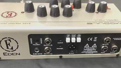 EDEN Module Terra Nova Bass Preamp Pedal Used Tested w/ AC Adapter