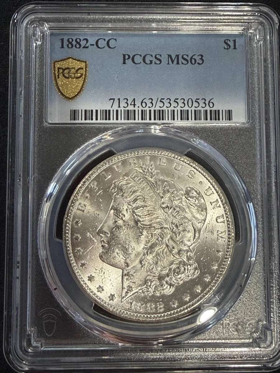 Carson City Grade MS 63 1882 Year Morgan US Dollars (1878-1921