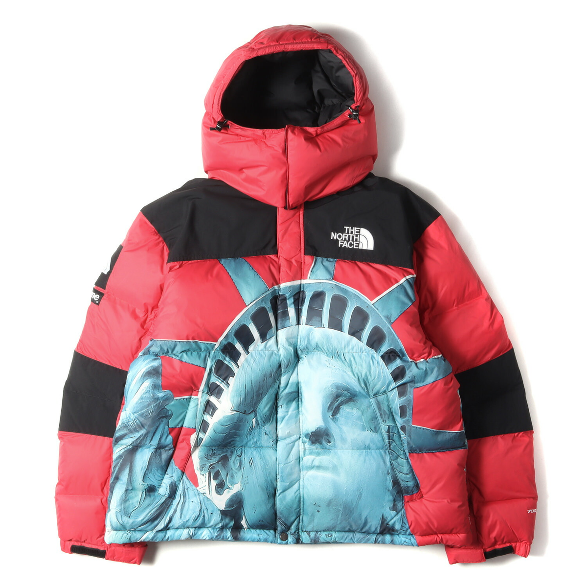 Supreme North Face Statue of Liberty Baltro Down Jacket Red Size L