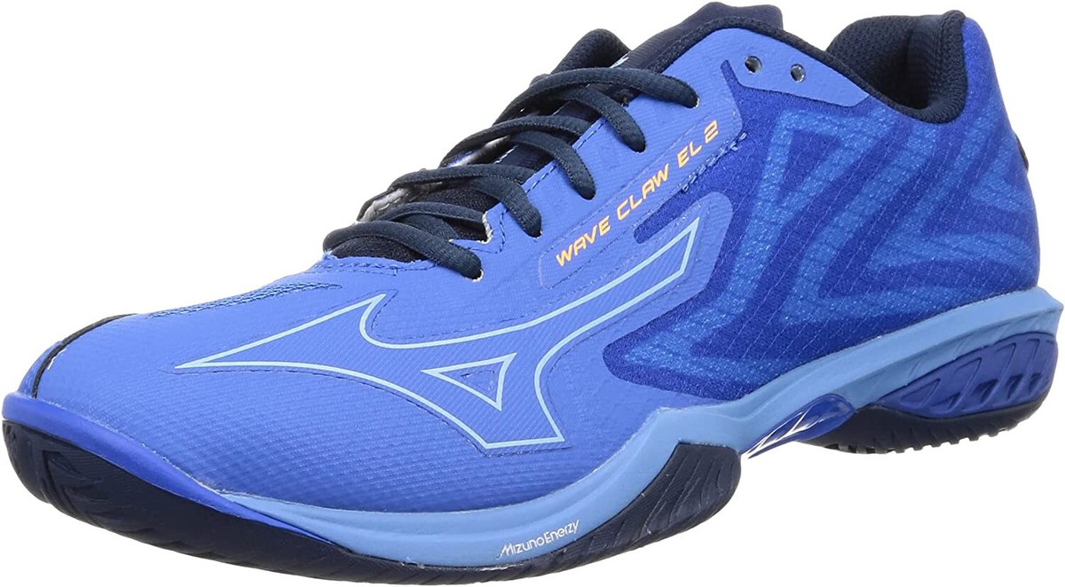 MIZUNO Badminton Shoes WAVE CLAW EL 2 WIDE Blue Sax 71GA2280 US5