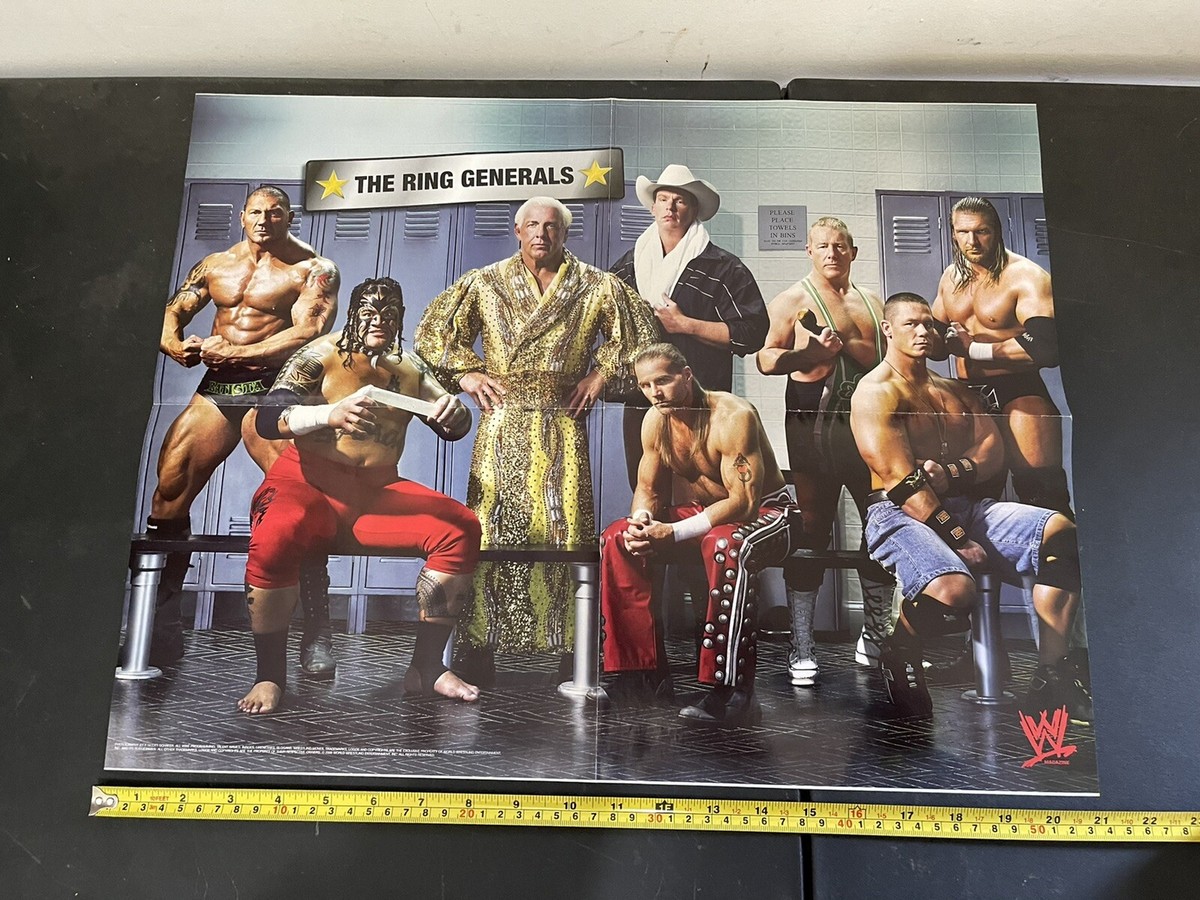 WWE Poster Lot Randy Orton HHH Edge John Cena JBL Big Show MVP