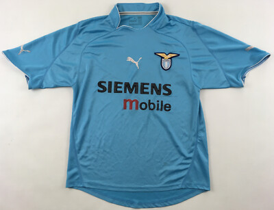 SS Lazio Roma 2002/03 2003 Siemens Mobile Puma shirt jersey