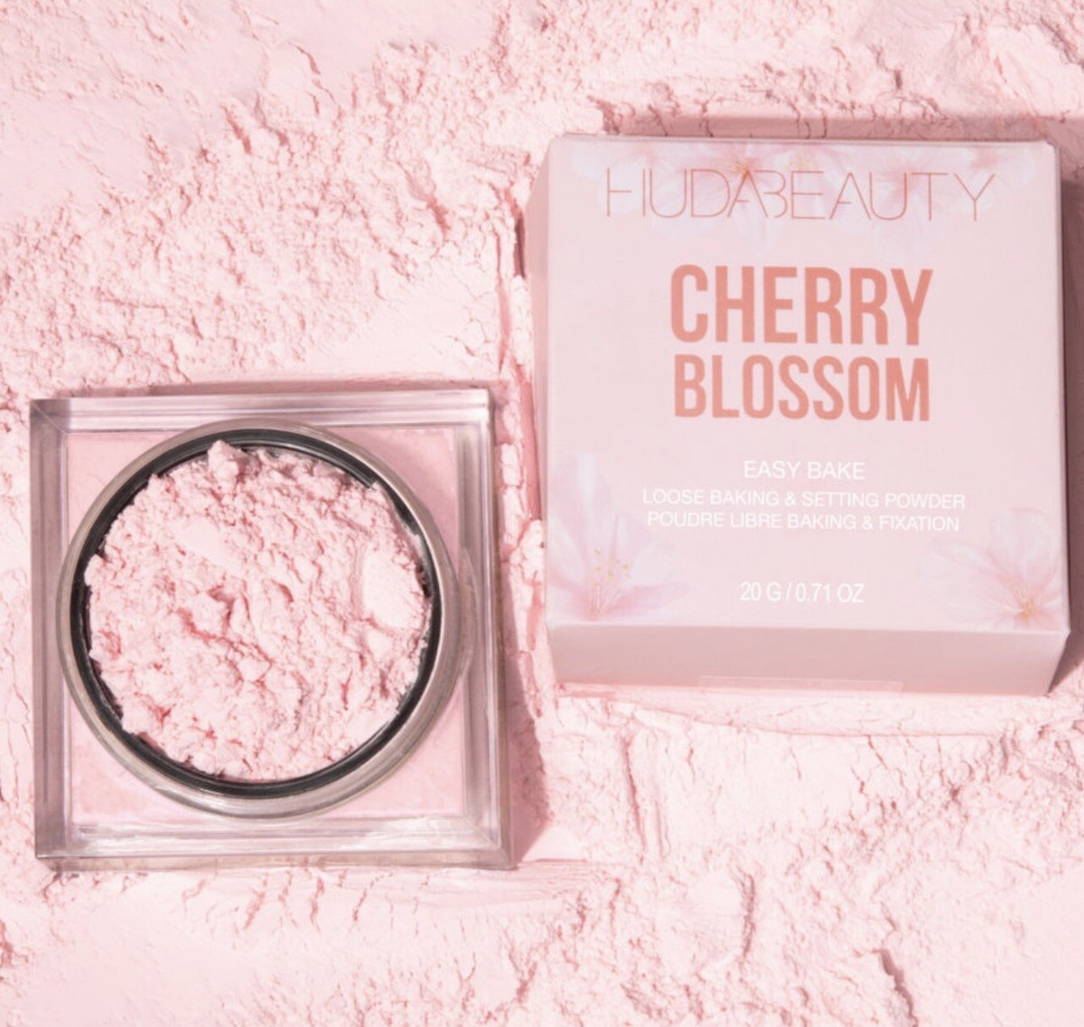 Huda Beauty Easy Bake Loose Setting Powder Pink CHERRY BLOSSOM