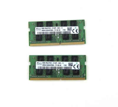 SK Hynix 16GB (2X8GB) 2RX8 PC4-2133P SODIMM Laptop Memory RAM