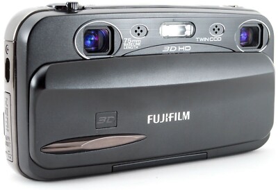 FUJIFILM FinePix Fine Pix REAL 3D W3 digital camera black mint | eBay
