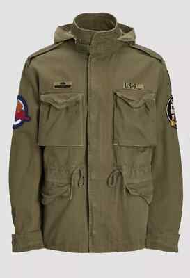 Polo Ralph Lauren Military Army M65 Skull Skeleton Patch