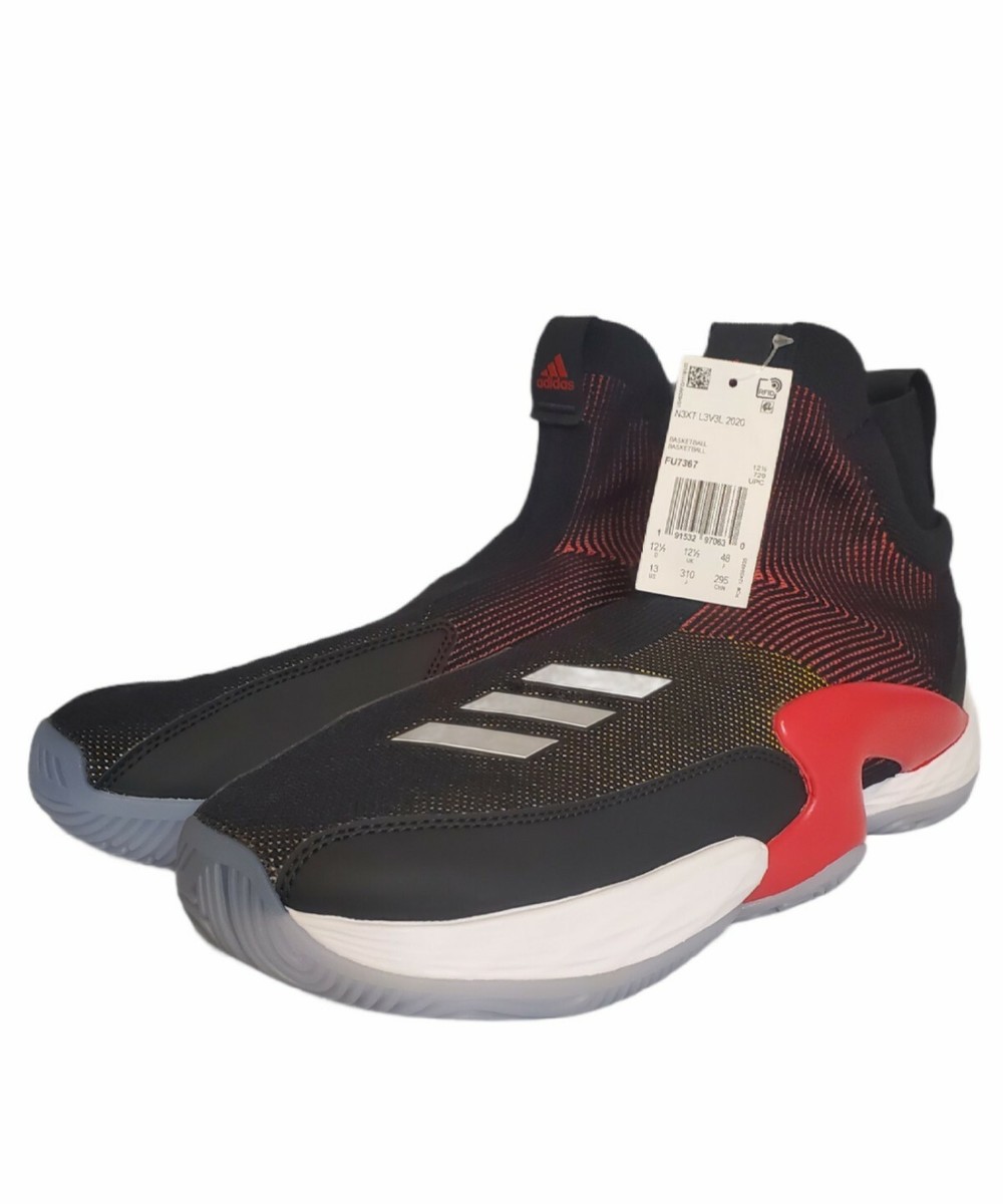 Adidas N3XT L3V3L 2020 'Black/Glory Red' Basketball FU7367 Men's