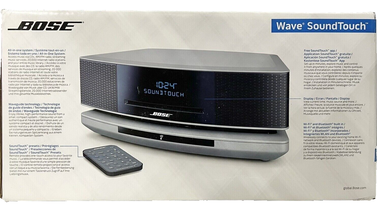 Bose Wave SoundTouch Music System IV Audio CD AM/FM Radio Wi-Fi BT