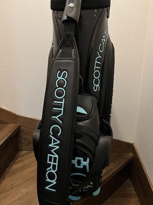 Scotty Cameron Blue Wallpaper Staff Bag Golf Caddy Bag Black | eBay