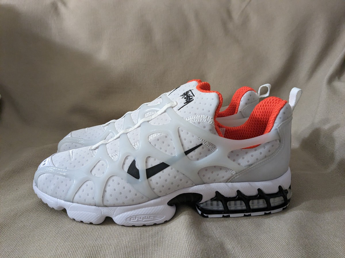 Nike Air Zoom Spiridon Kukini x Stussy White Red CJ9918 100 Men's