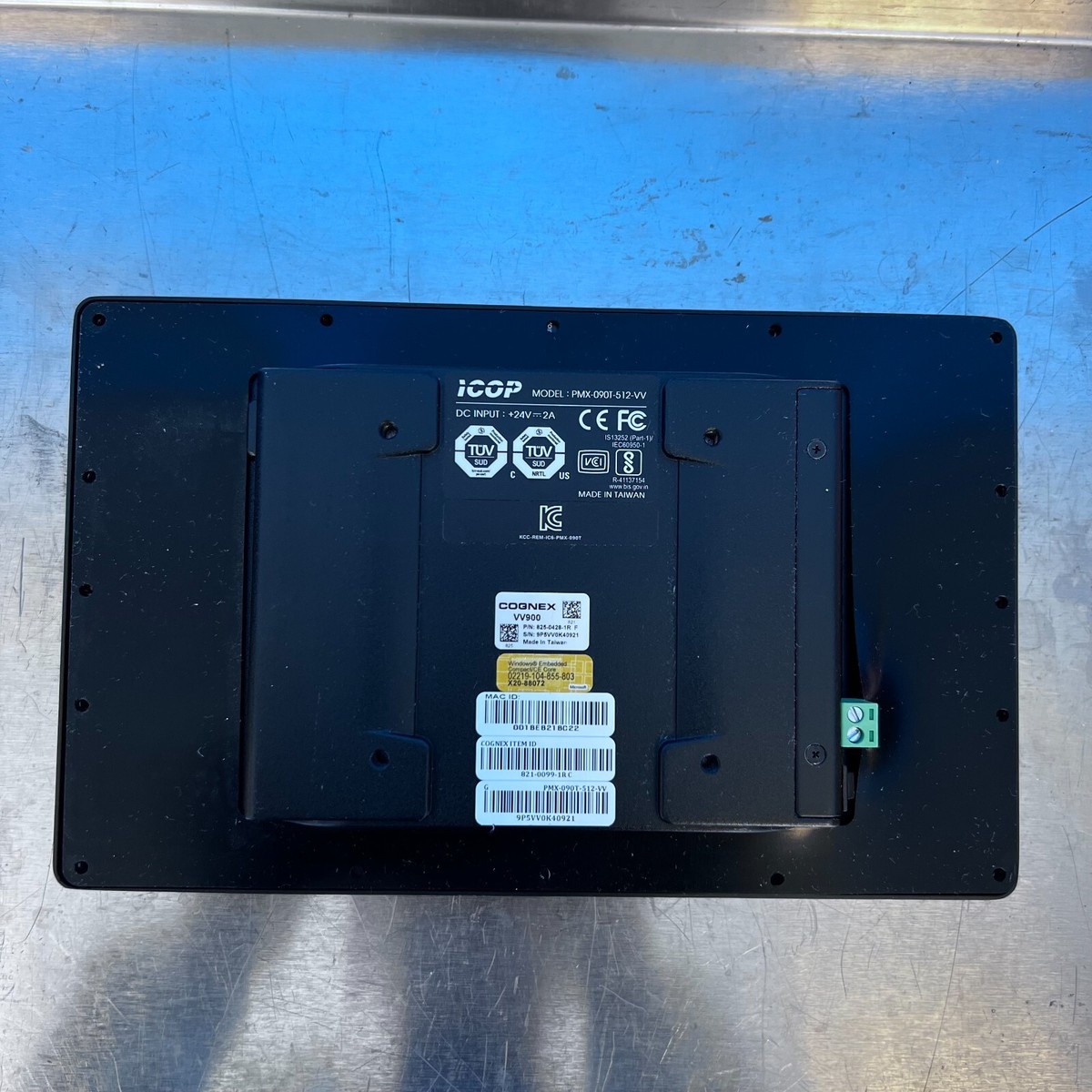 COGNEX VisionView VV900 PMX-090T-512-VV Compact Touchscreen HMI