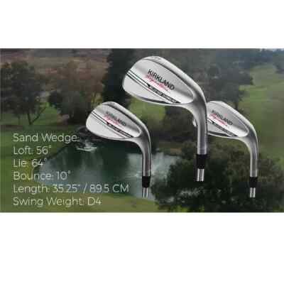 Kirkland Signature Golf Wedge 3 Piece Set Right Handed Uniflex