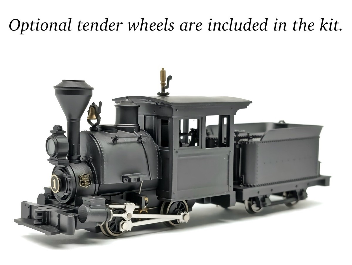 HOn3 Scale TMW 0-4-0 H.K. Porter Steam Locomotive w/Tender Kit
