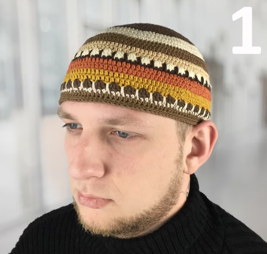 Skullcap Joe Zawinul style hat Jazz bass Musician beanie Kufi
