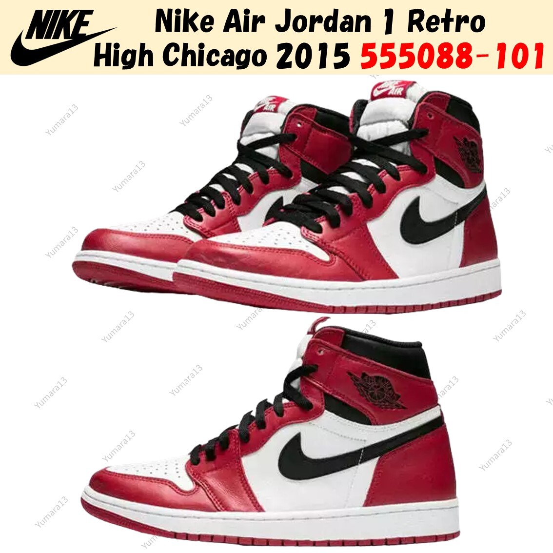 Size 8 - Jordan 1 Retro OG High Chicago for sale online | eBay