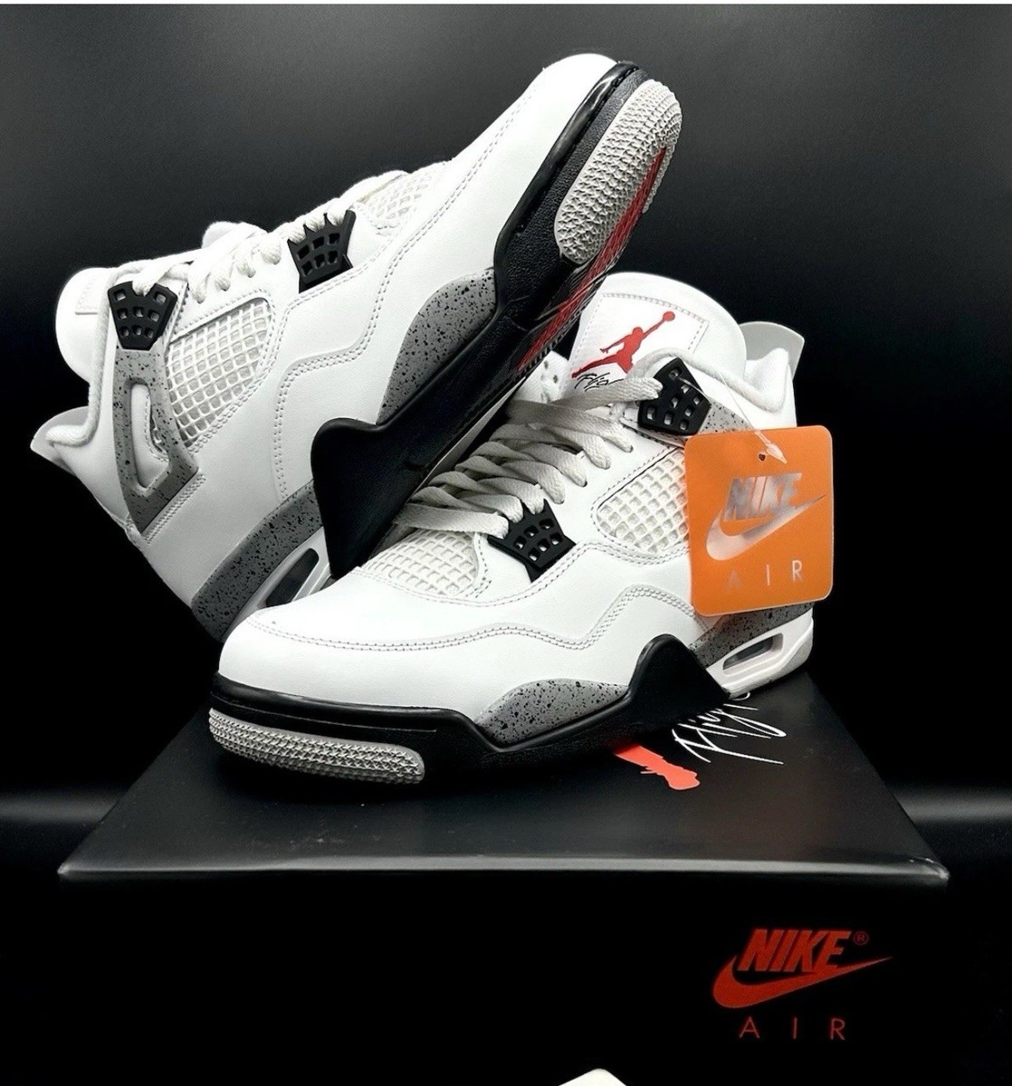 Air Jordan 4 Retro White Cement (2025) FV5029-100 Ship Now | eBay