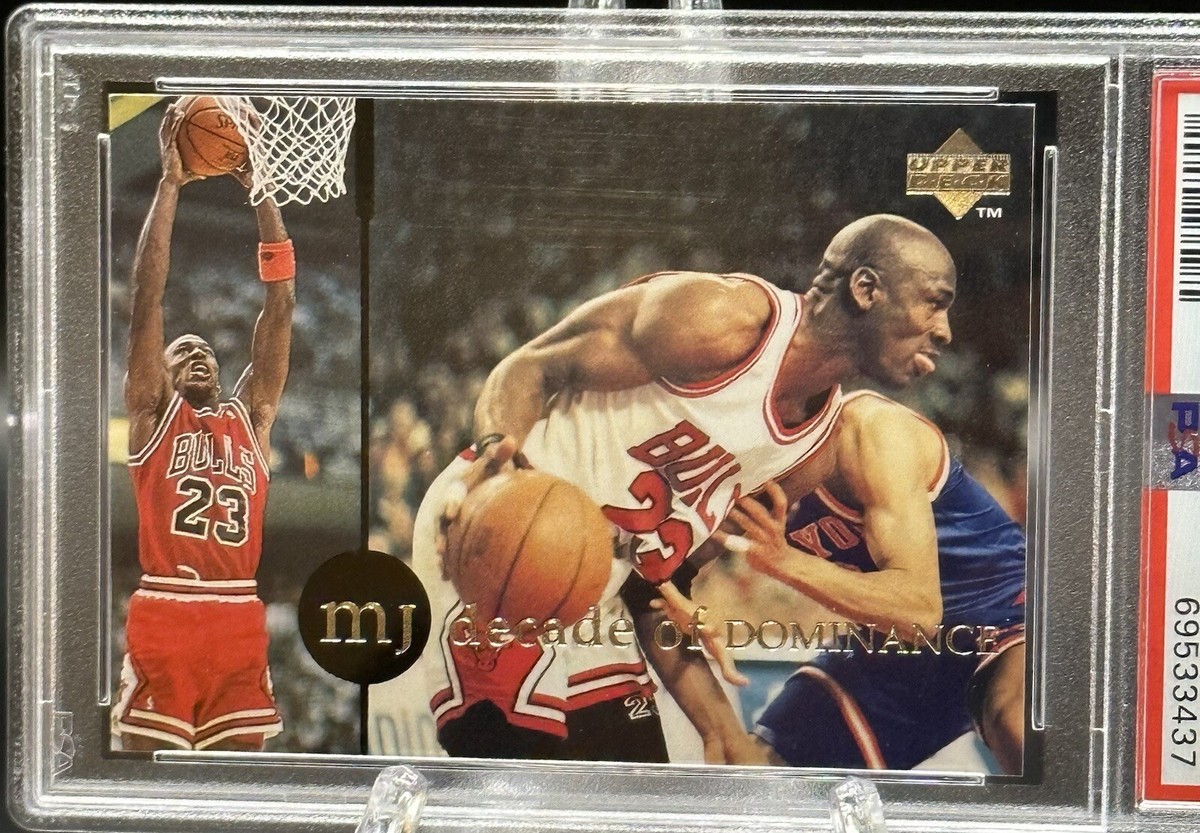 Michael Jordan 1997 Upper Deck Rare Air Decade Of Dominance #80