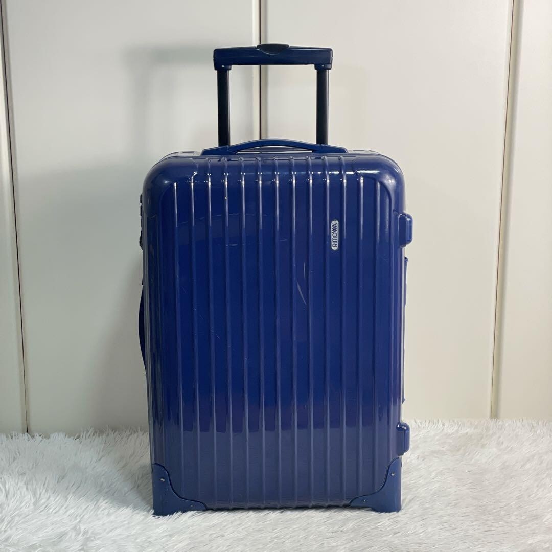 RIMOWA suitcase, 2 wheels, 33L, carry-on size, carry case, blue