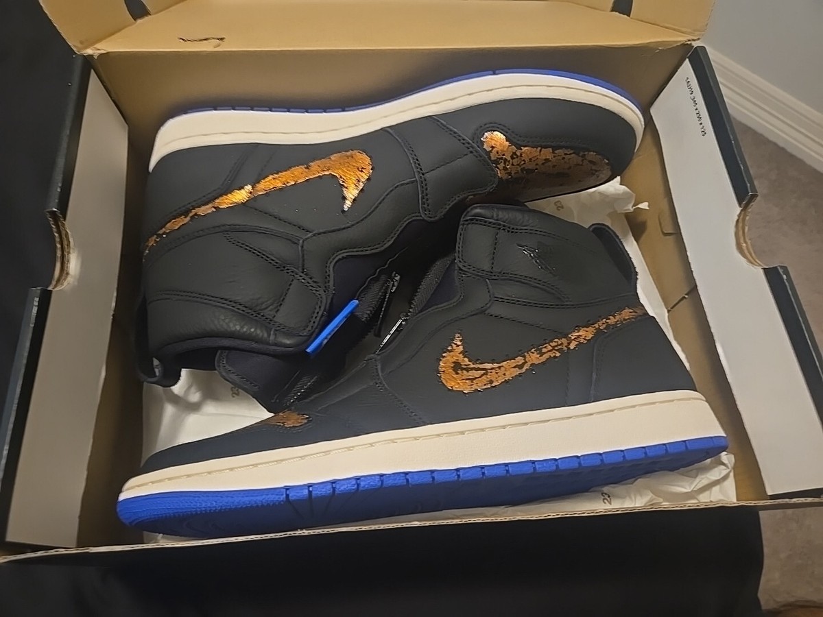 Size 11 - Air Jordan 1 Retro Zip High Black for sale online | eBay
