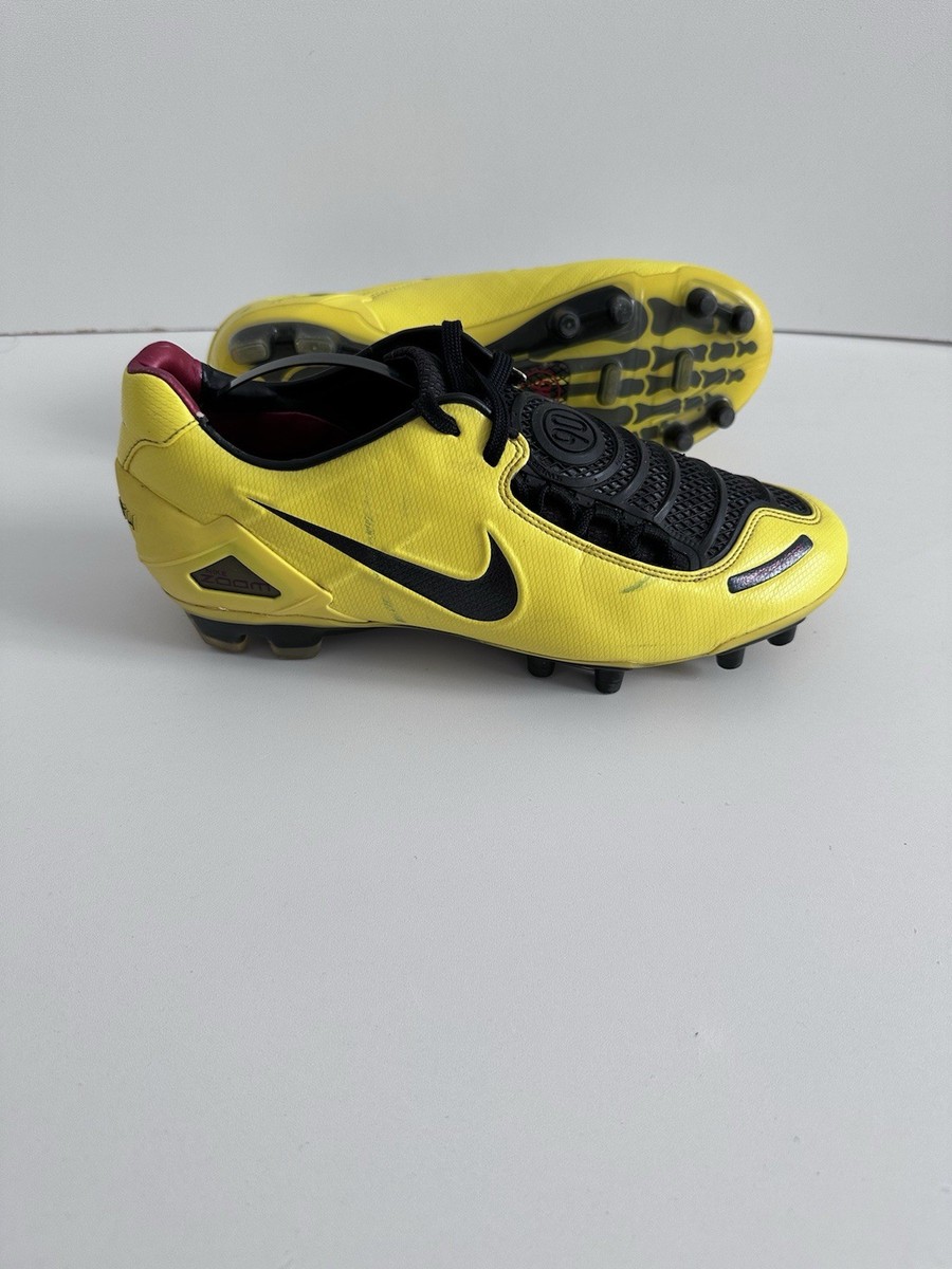 Nike Total 90 Air Zoom Ninety Yellow Football Soccer Cleats Boots