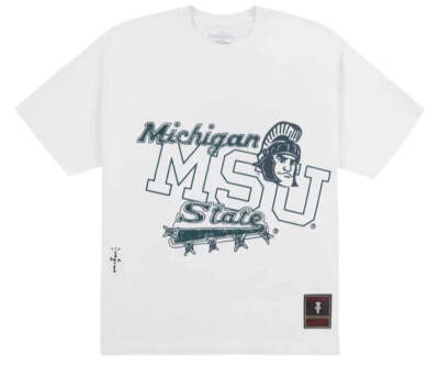 Cactus Jack by Travis Scott & Mitchell & Ness T-Shirt Michigan