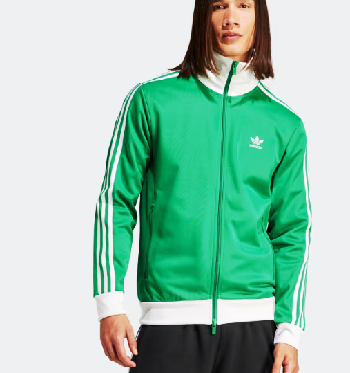 ADIDAS ORIGINALS CLASSICS BECKENBAUER TRACK TOP GREEN BNWT S,M,L