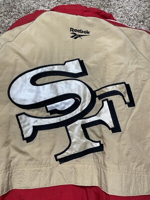 Vintage 90's San Francisco 49ers Reebok NFL Pro Line Jacket Size