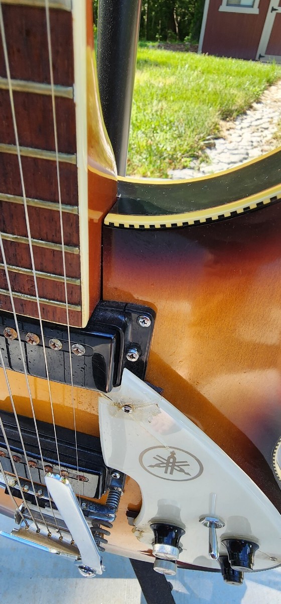 Yamaha SA15 Guitar Vintage Semi Hollow Electric Needs Some Work | eBay