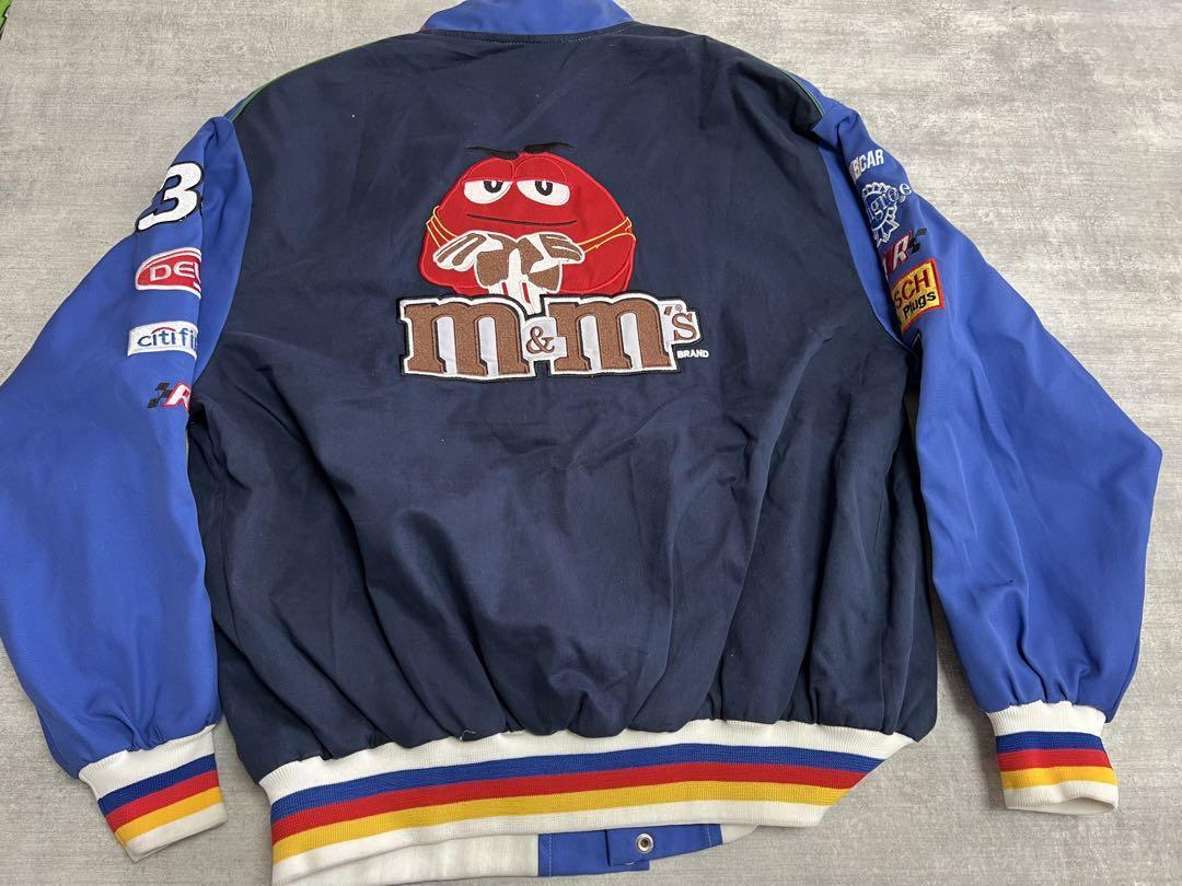 JH DESIGN Racing Jacket Blue m&ms Size L | eBay