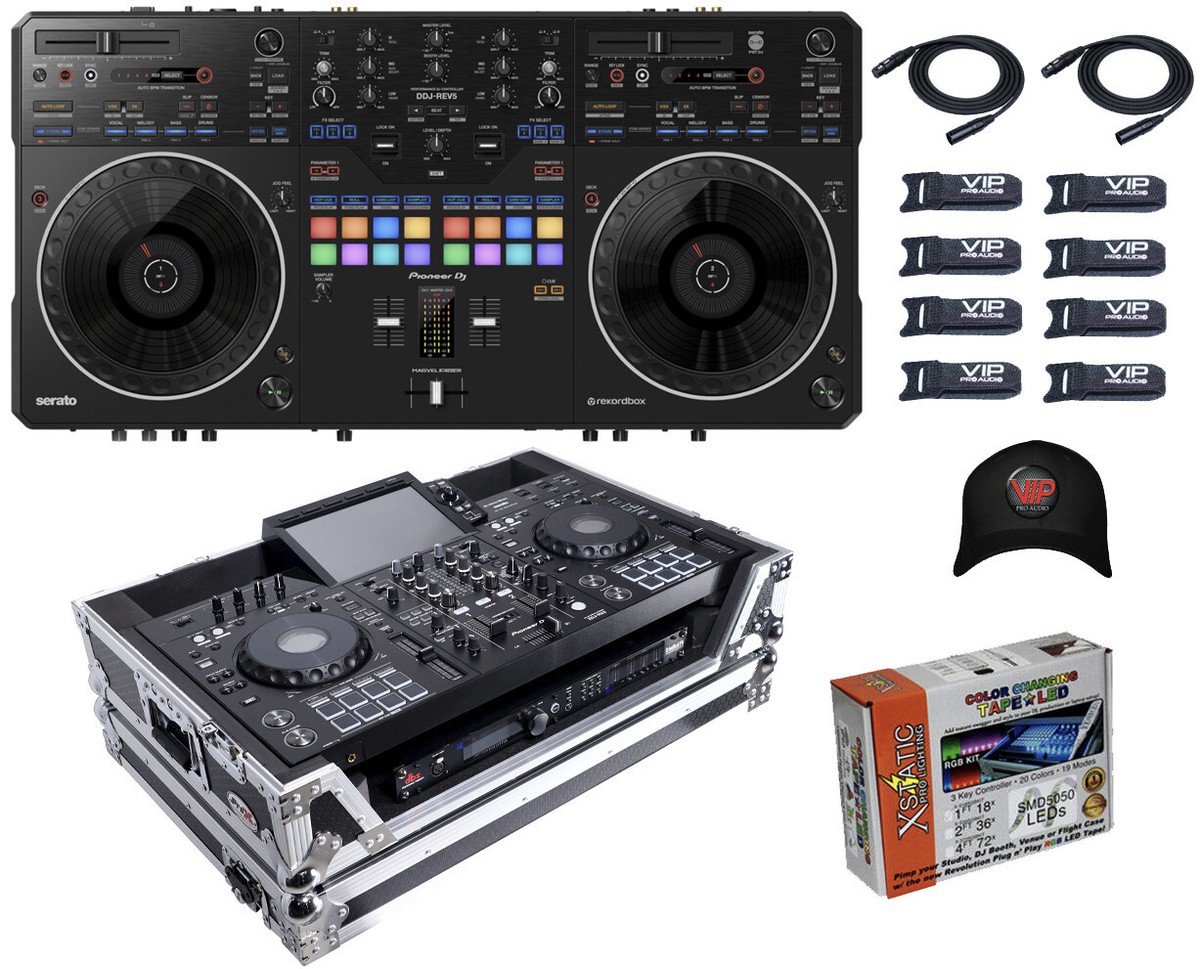 Pioneer DDJ-REV5 DJ Scratch-Style 2-Channel Controller + ProX XS