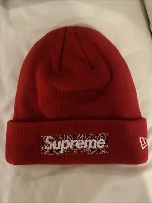 Supreme x New Era Beanie FW19 Box Logo | eBay