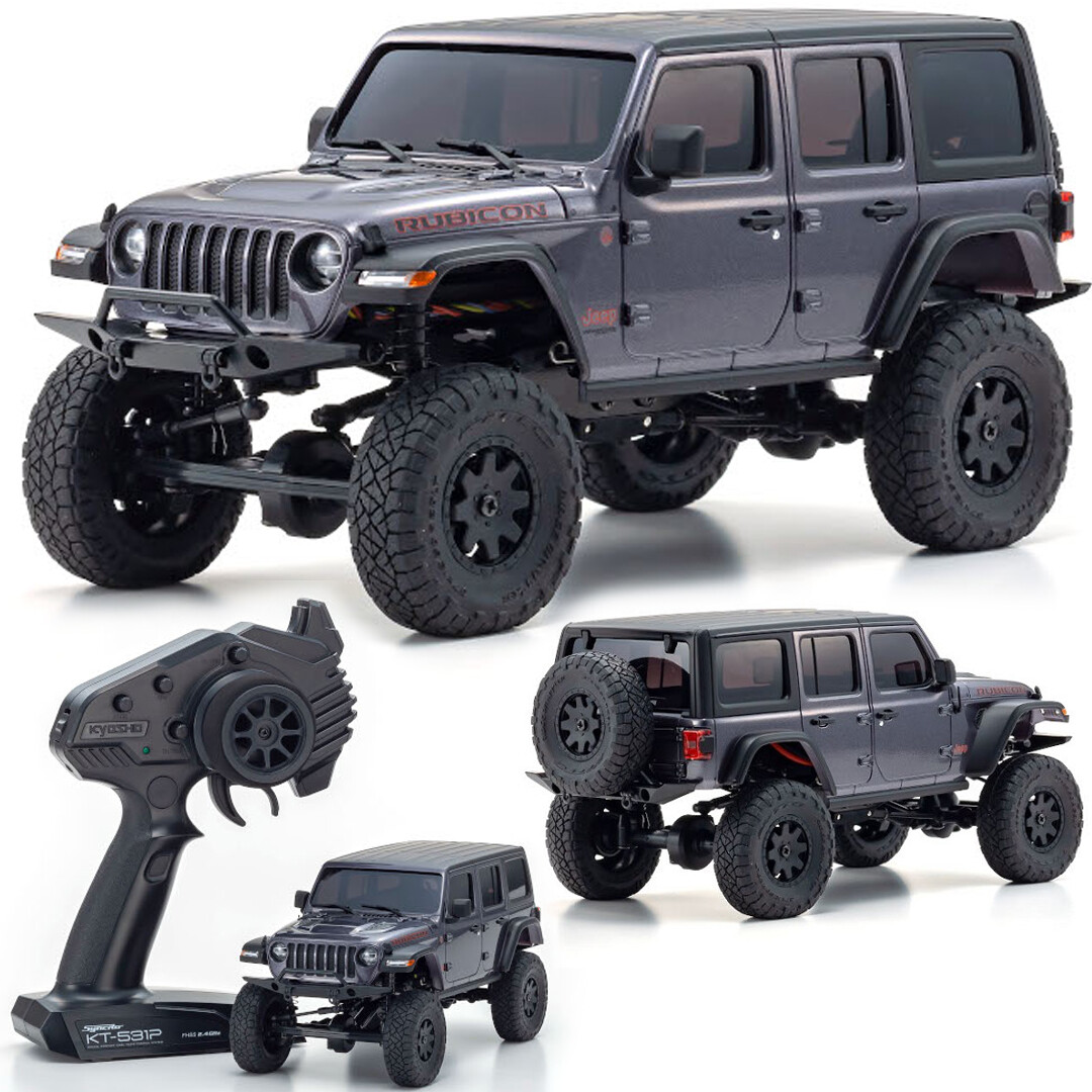 NEW Kyosho Mini-Z 4X4 Jeep Wrangler Unlimited Rubicon Granite Mt
