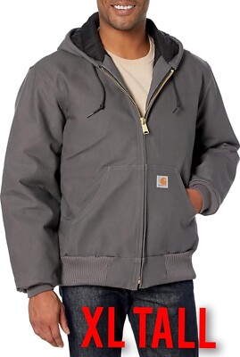 Carhartt Men's Loose Fit Firm Duck Insulated Flannel-Lined Active